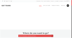 Desktop Screenshot of gattours.com
