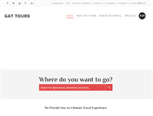 Tablet Screenshot of gattours.com